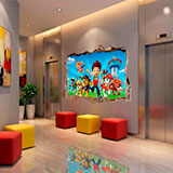 Vinilos Decorativos: Agujero Patrulla Canina 24