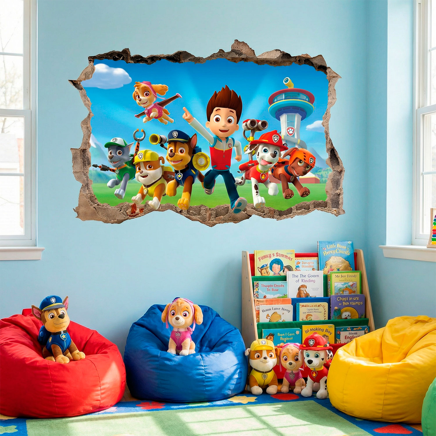 Vinilos Decorativos: Agujero Patrulla Canina