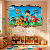 Vinilos Decorativos: Agujero Patrulla Canina 7