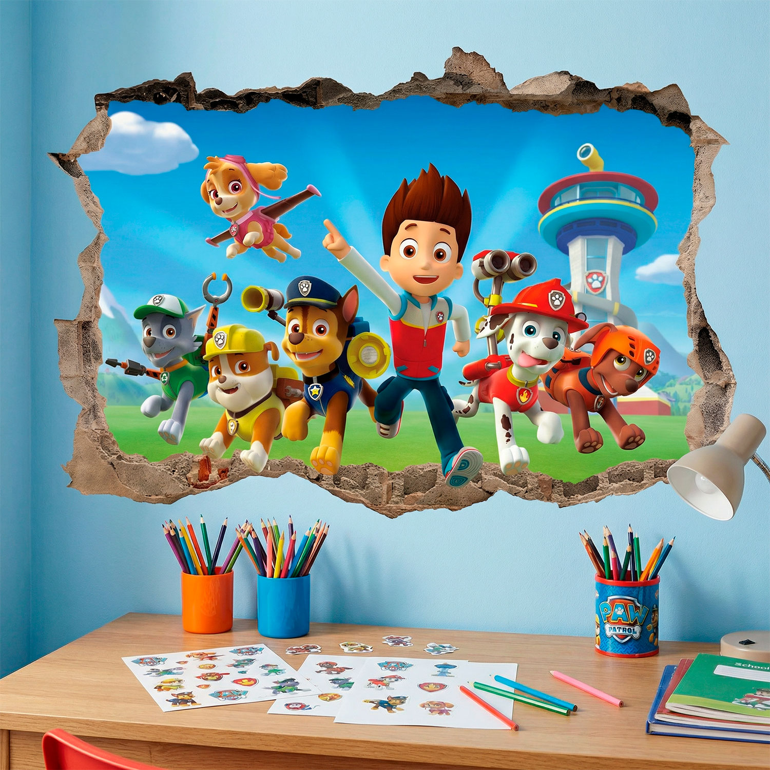 Vinilos Decorativos: Agujero Patrulla Canina