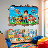 Vinilos Decorativos: Agujero Patrulla Canina 9