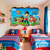 Vinilos Decorativos: Agujero Patrulla Canina 10