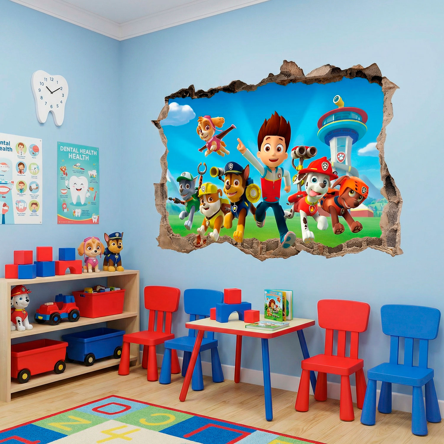 Vinilos Decorativos: Agujero Patrulla Canina