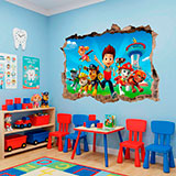 Vinilos Decorativos: Agujero Patrulla Canina 11