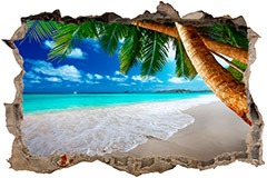 Vinilos Decorativos: Agujero Playa caribeña 3