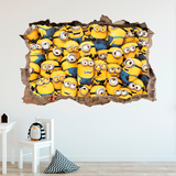 Vinilos Decorativos: Agujero Minions 5