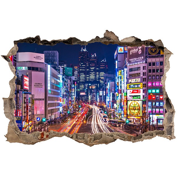 Vinilos Decorativos: Agujero Calles de Tokio