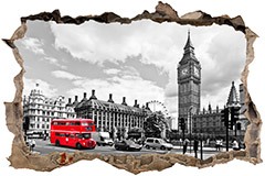 Vinilos Decorativos: Agujero Big Ben en Londres 3