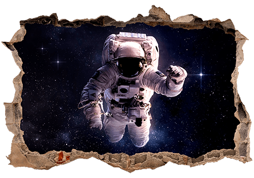 Vinilos Decorativos: Agujero Astronauta