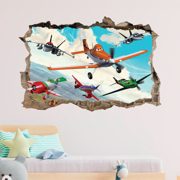 Vinilos Decorativos: Agujero Aviones