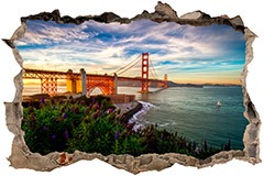 Vinilos Decorativos: Agujero Golden Gate San Francisco 3