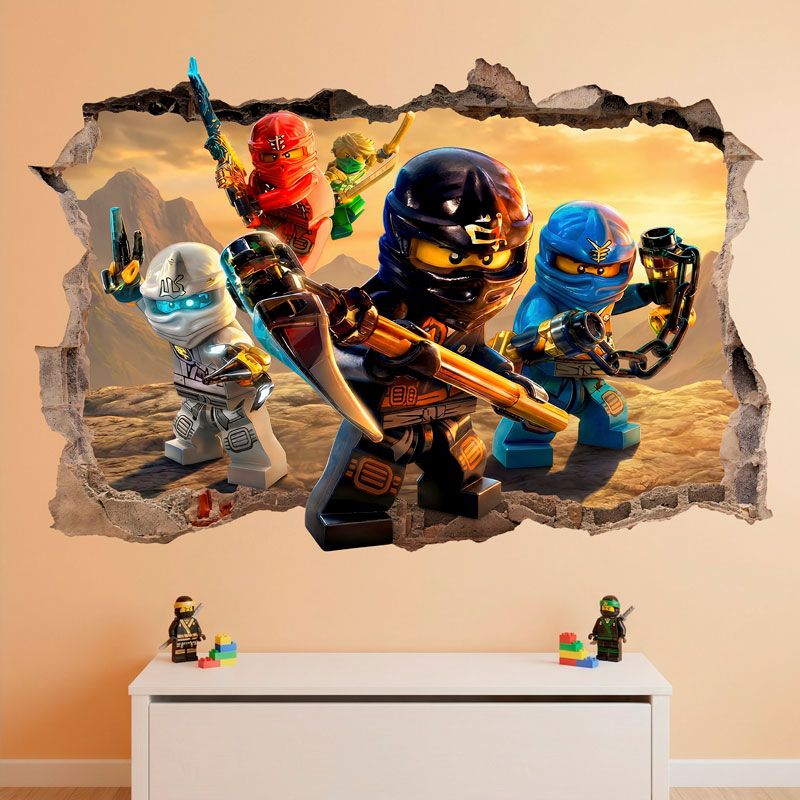 Vinilos Decorativos: Agujero Lego Ninjago