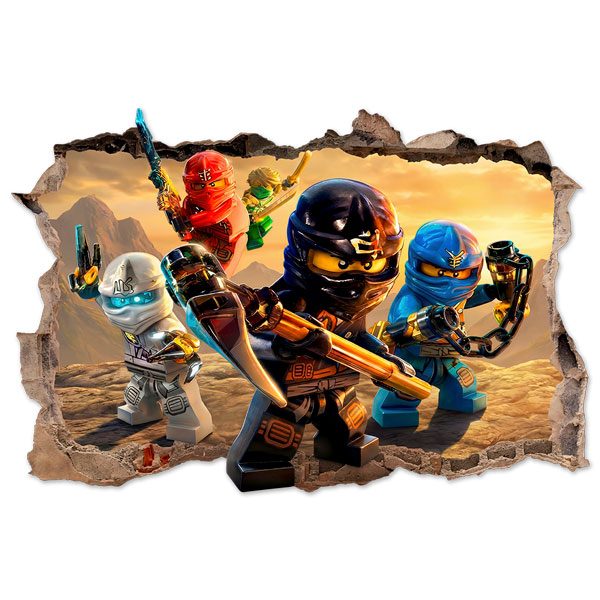 Vinilos Decorativos: Agujero Lego Ninjago