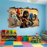 Vinilos Decorativos: Agujero Lego Ninjago 3