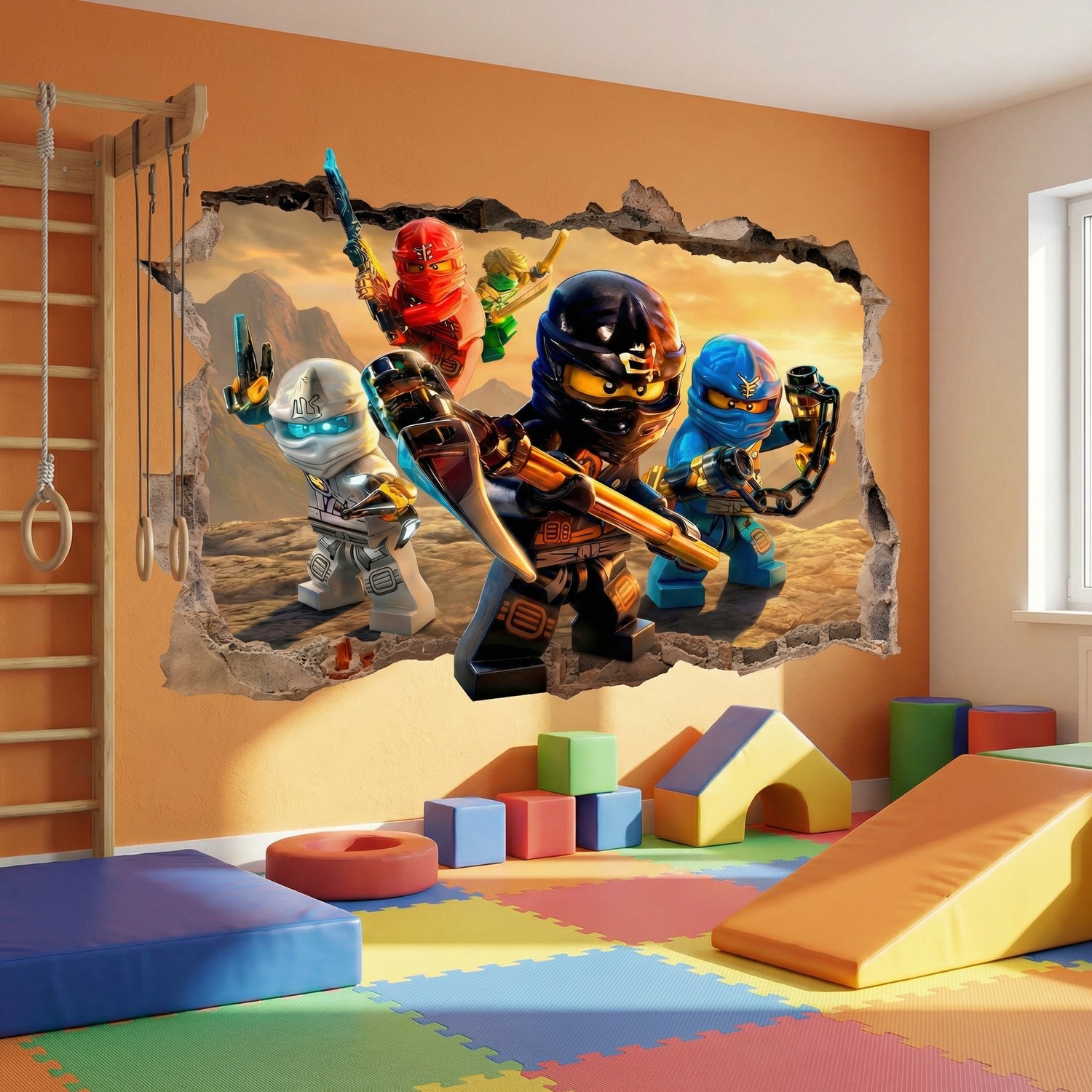 Vinilos Decorativos: Agujero Lego Ninjago