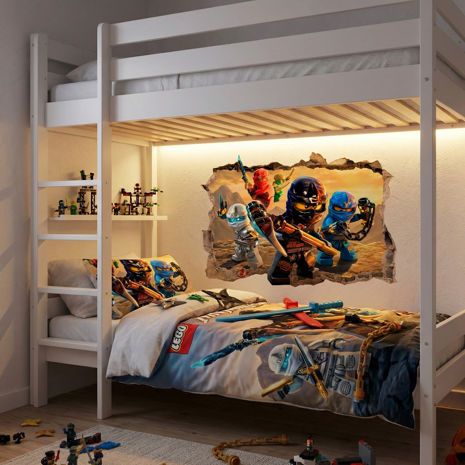 Vinilos Decorativos: Agujero Lego Ninjago