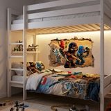 Vinilos Decorativos: Agujero Lego Ninjago 14