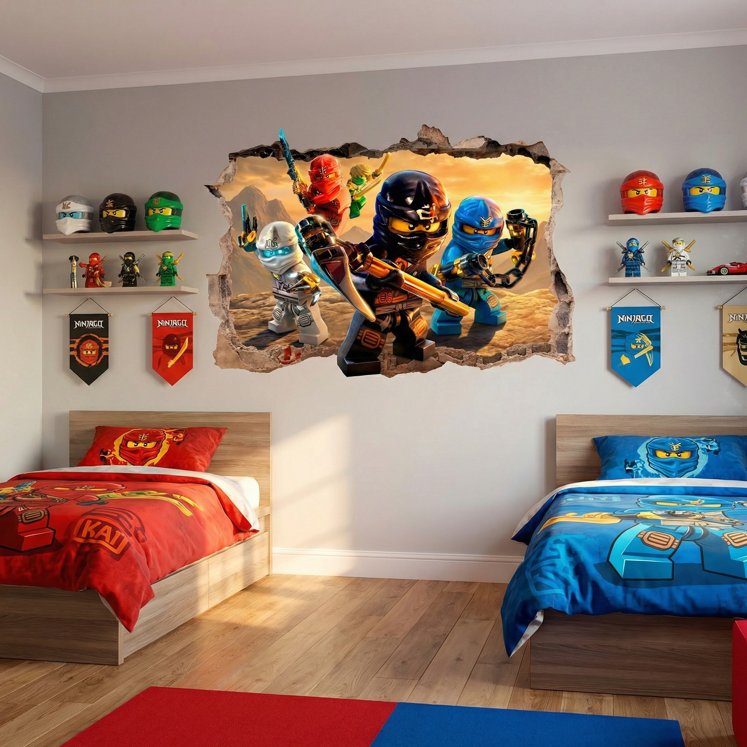 Vinilos Decorativos: Agujero Lego Ninjago