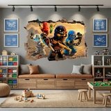 Vinilos Decorativos: Agujero Lego Ninjago 7