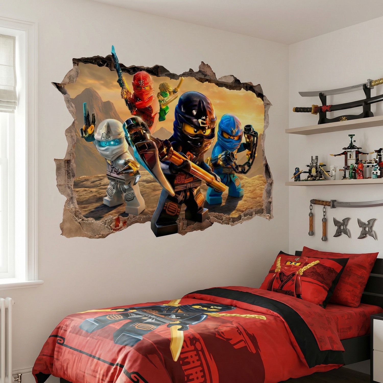Vinilos Decorativos: Agujero Lego Ninjago