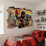 Vinilos Decorativos: Agujero Lego Ninjago 8