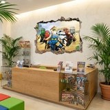 Vinilos Decorativos: Agujero Lego Team Ninjago 13