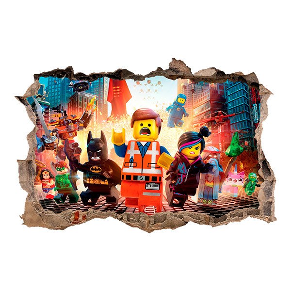Vinilos Decorativos: Lego, personajes en la ciudad