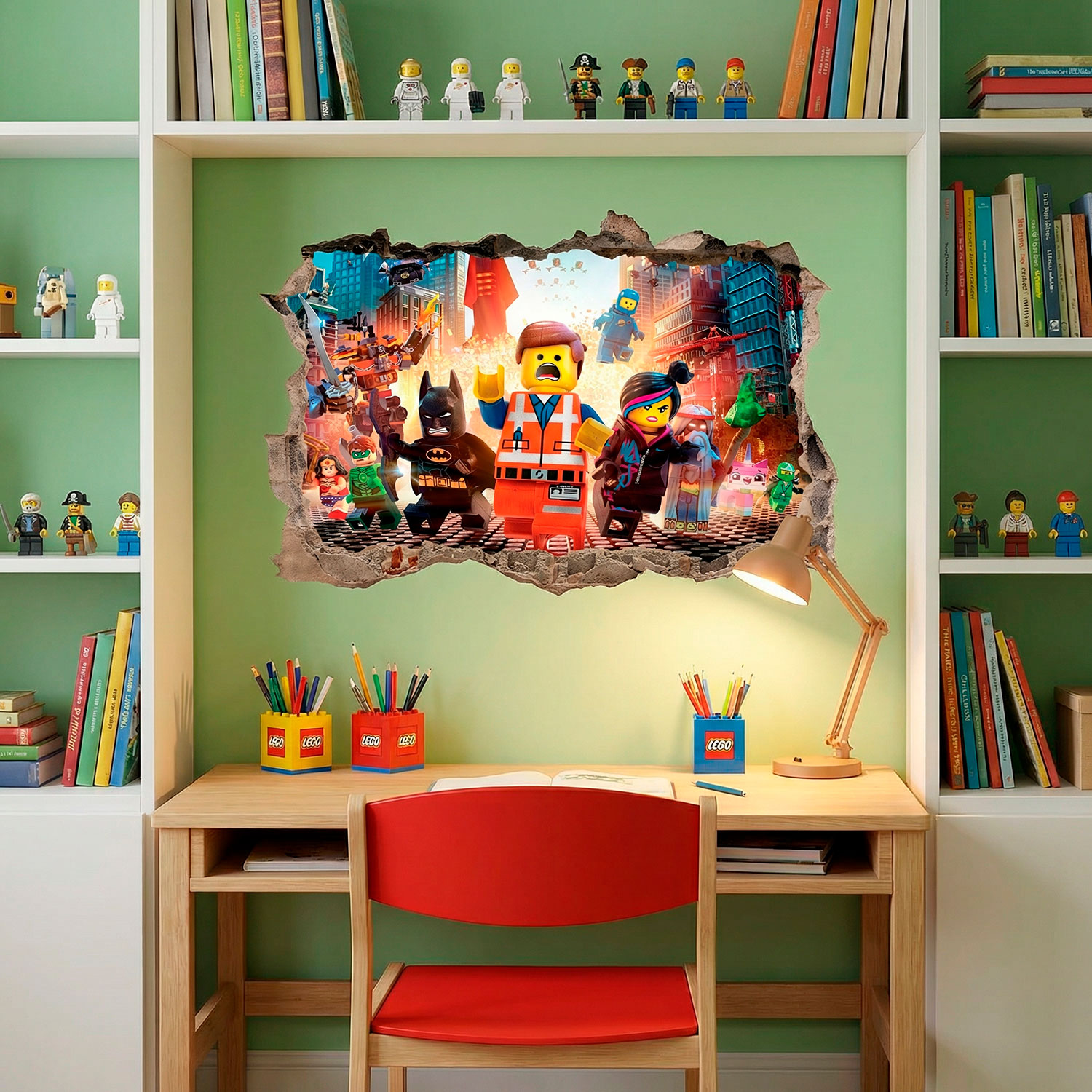 Vinilos Decorativos: Lego, personajes en la ciudad