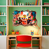 Vinilos Decorativos: Lego, personajes en la ciudad 13