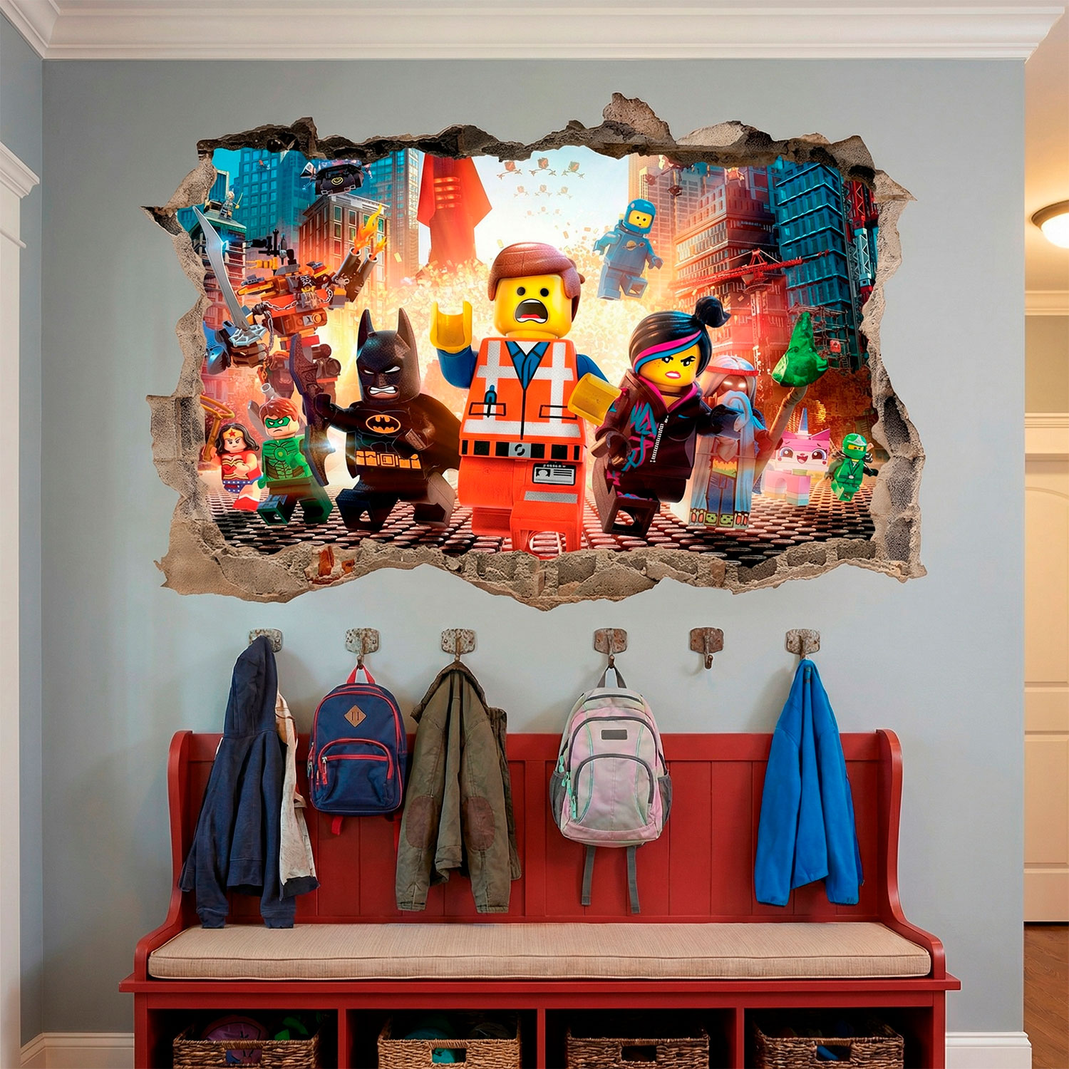 Vinilos Decorativos: Lego, personajes en la ciudad