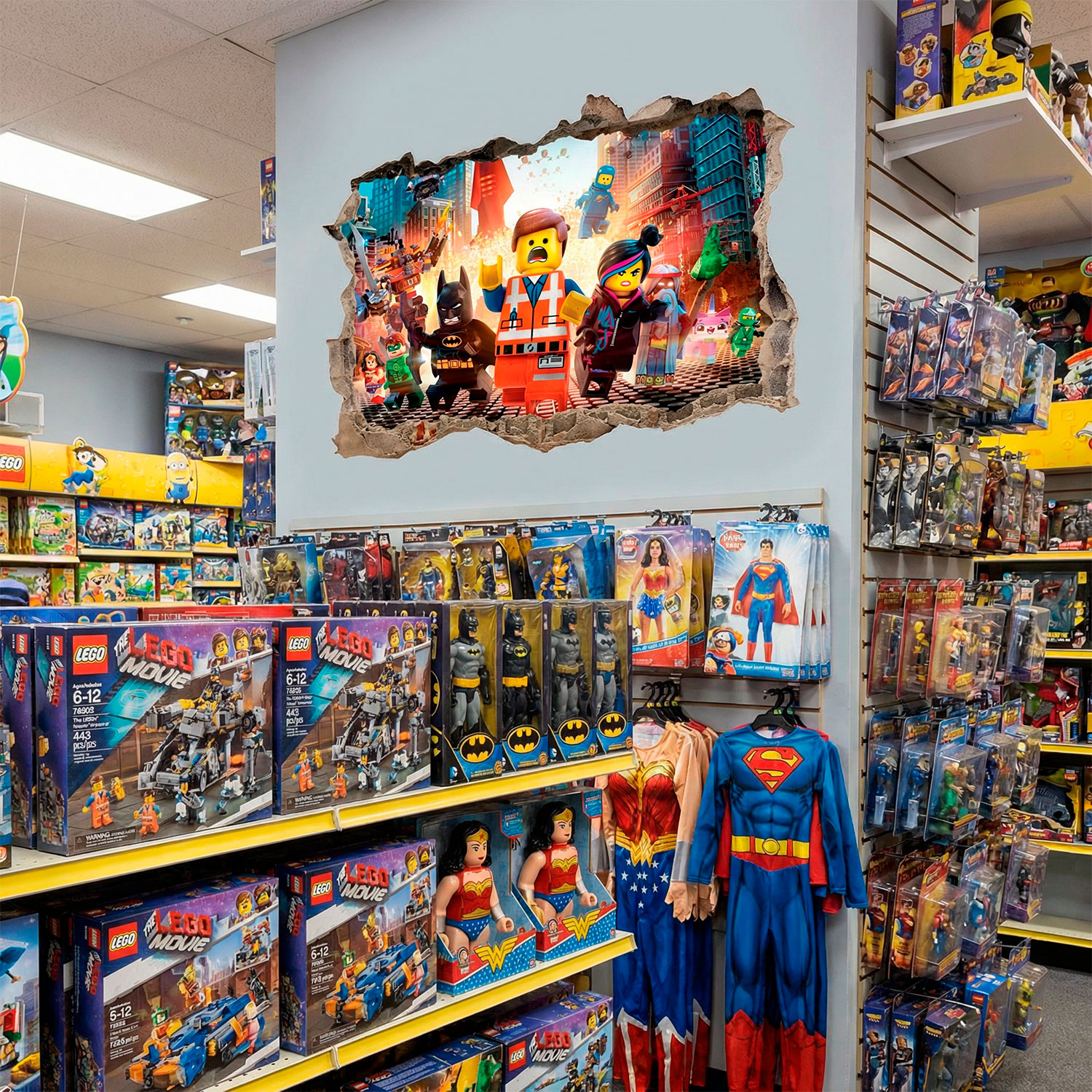 Vinilos Decorativos: Lego, personajes en la ciudad