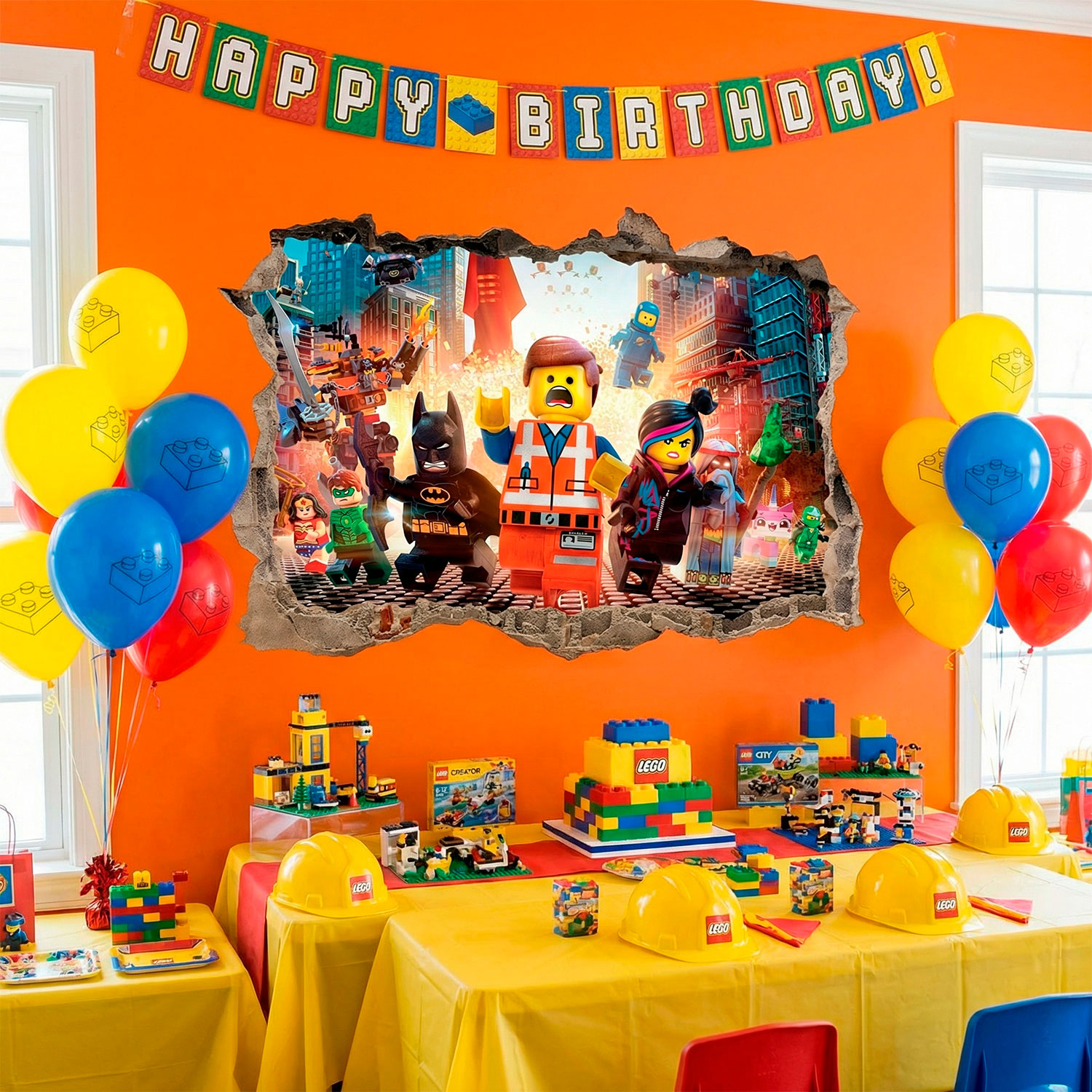 Vinilos Decorativos: Lego, personajes en la ciudad