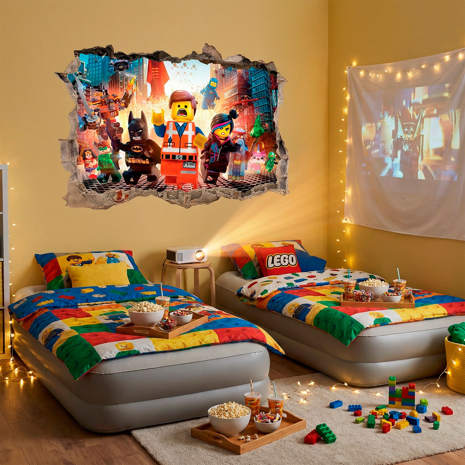 Vinilos Decorativos: Lego, personajes en la ciudad