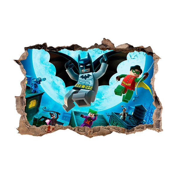 Vinilos Decorativos: Lego, Batman y Robin