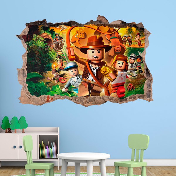 Vinilos Decorativos: Lego, aventuras de Indiana Jones