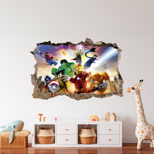 Vinilos Infantiles: Lego, Los vengadores