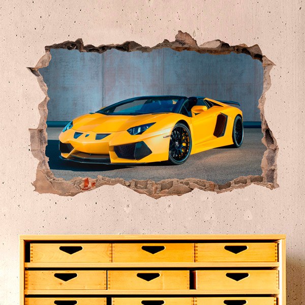 Vinilos Decorativos: Lamborghini Amarillo