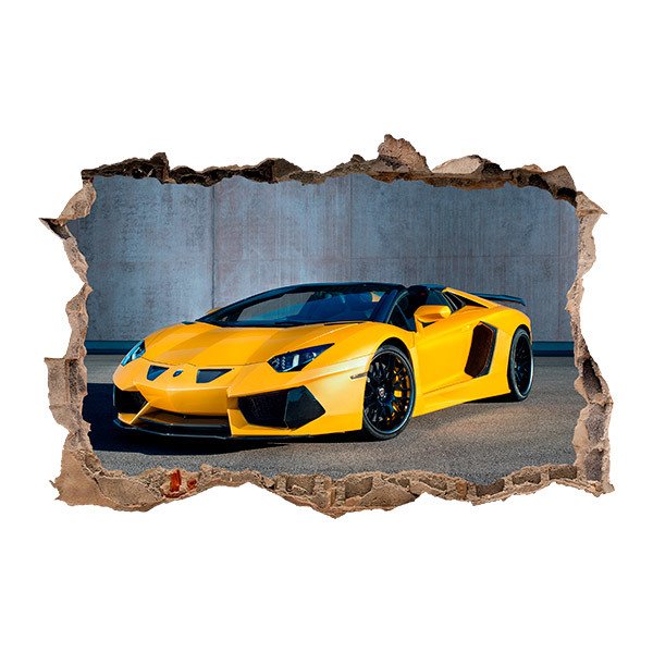 Vinilos Decorativos: Lamborghini Amarillo