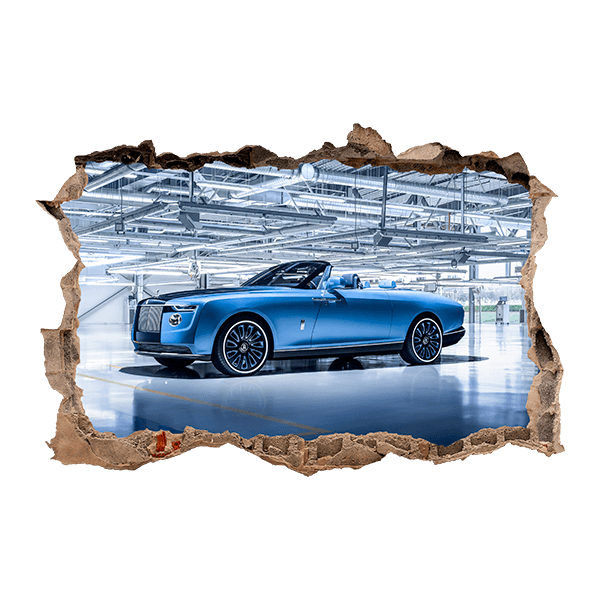 Vinilos Decorativos: Rolls Royce Azul