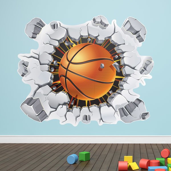 Vinilos Decorativos: Balón de Baloncesto