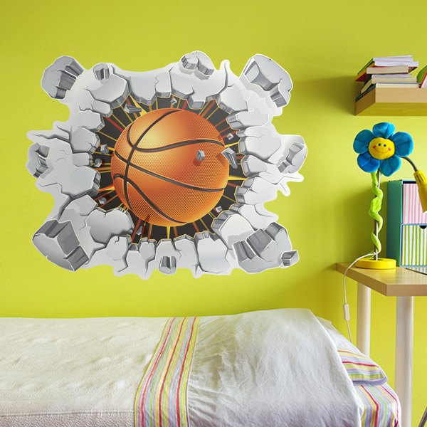 Vinilos Decorativos: Balón de Baloncesto