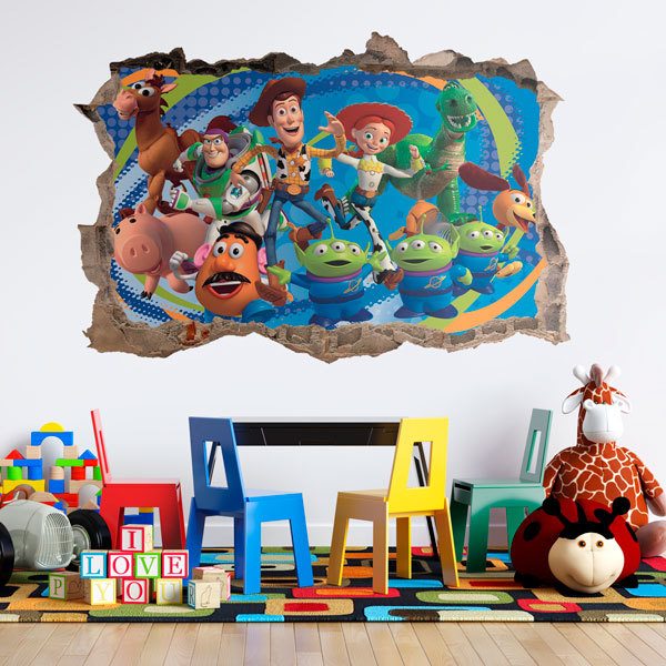 Vinilos Decorativos: Agujero Toy Story 1