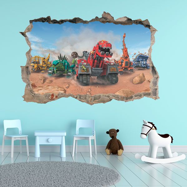 Vinilos Decorativos: Agujero Dinotrux