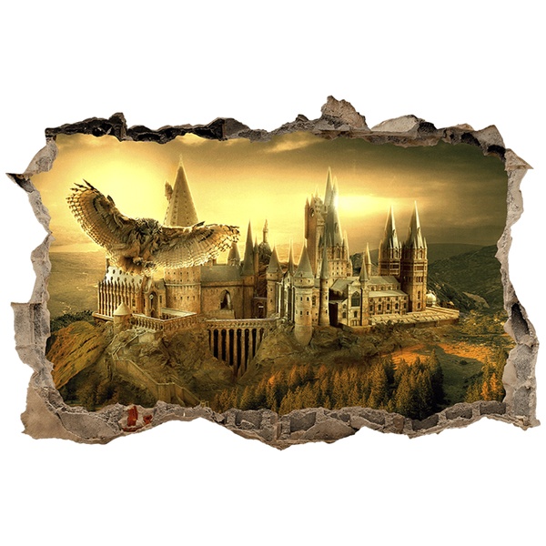 Vinilos Decorativos: Agujero Castillo de Magia Hogwarts Harry Potter