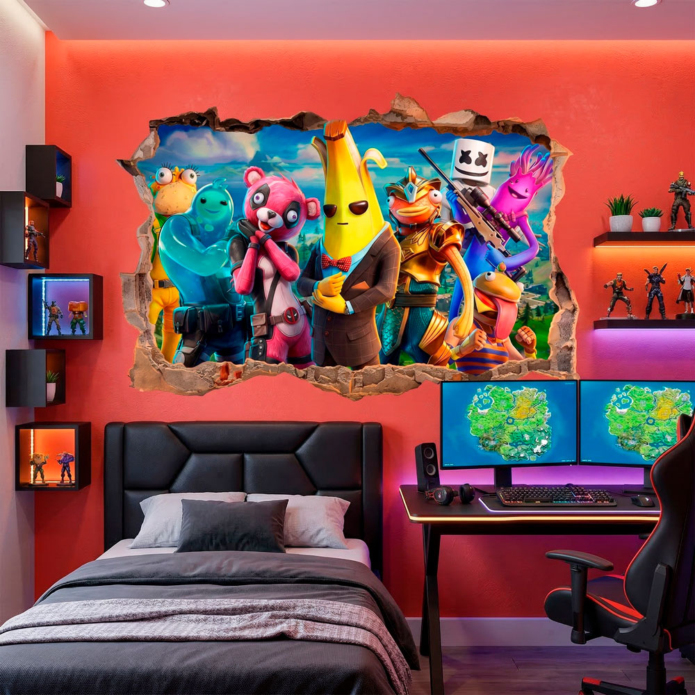 Agujero de Muro H&eacute;roes de Fortnite 11