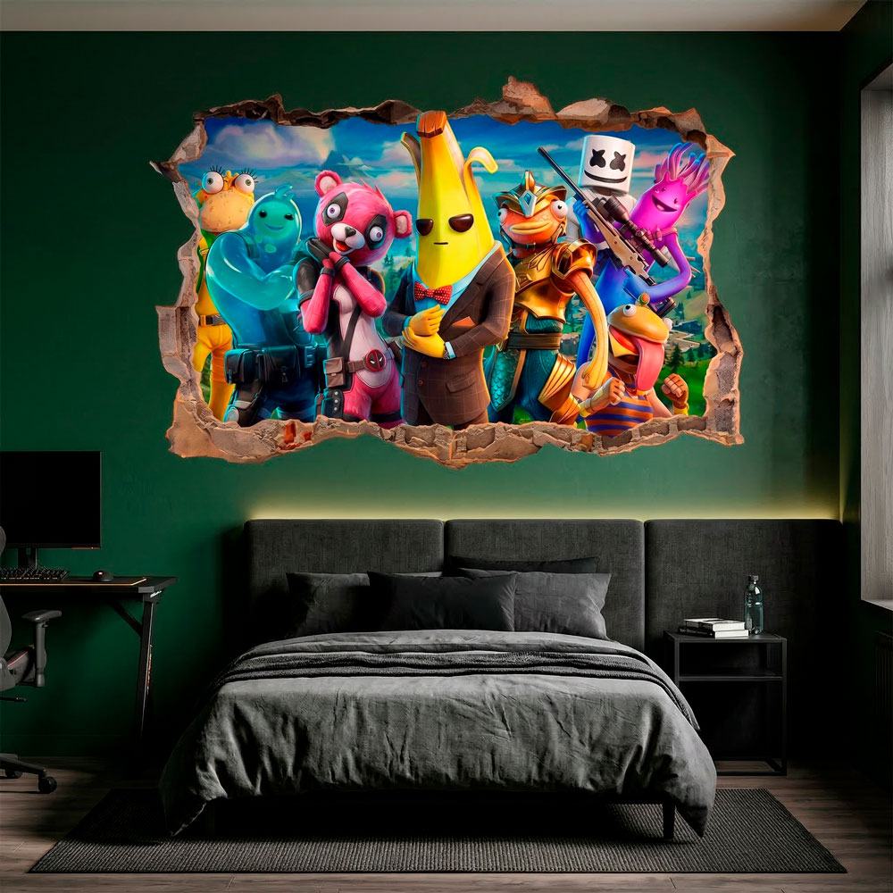 Agujero de Muro H&eacute;roes de Fortnite 13