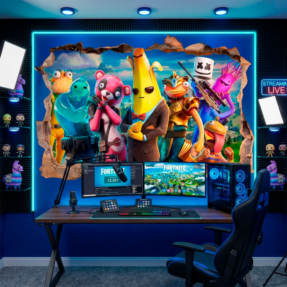 Agujero de Muro H&eacute;roes de Fortnite 14