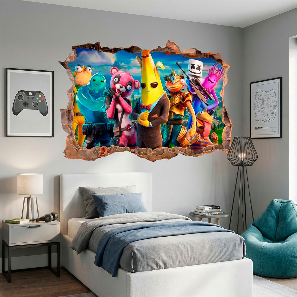 Agujero de Muro H&eacute;roes de Fortnite 3