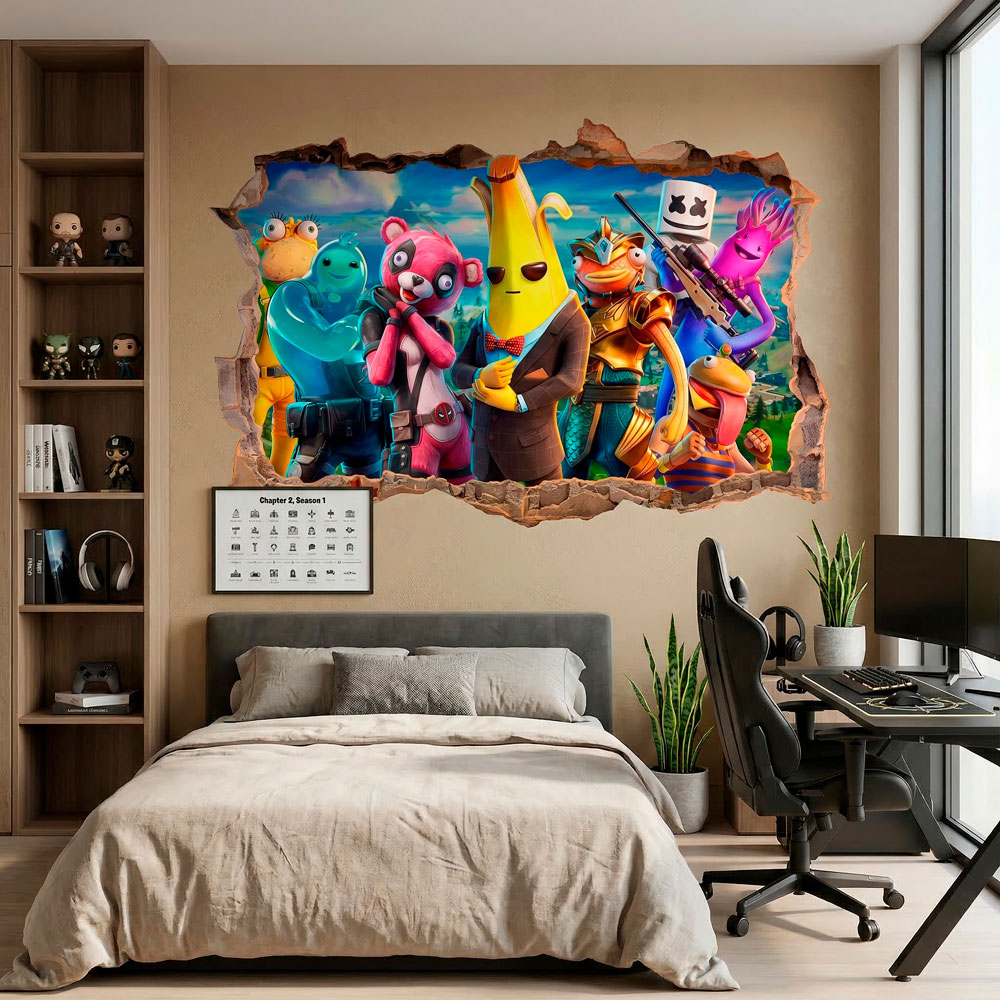 Agujero de Muro H&eacute;roes de Fortnite 4