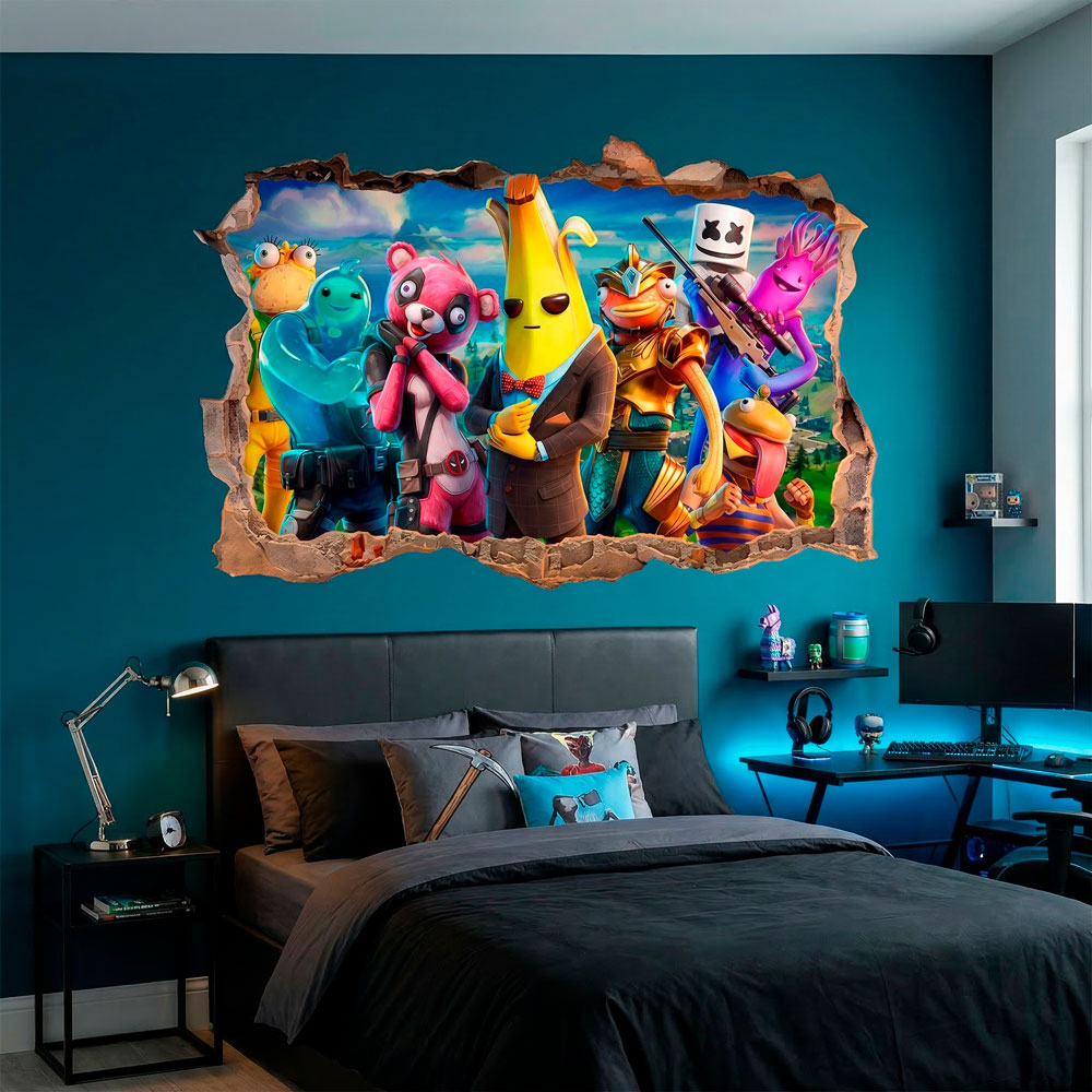 Agujero de Muro H&eacute;roes de Fortnite 5